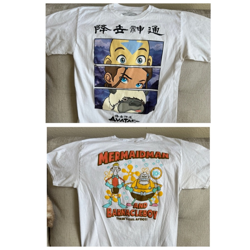 Nickelodeon Shirt with Cartoon Print
Avatar & Mermaidman